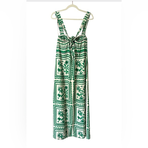 Mon Renn Losas Maxi Dress in Emerald Tile Size M - Picture 5 of 9